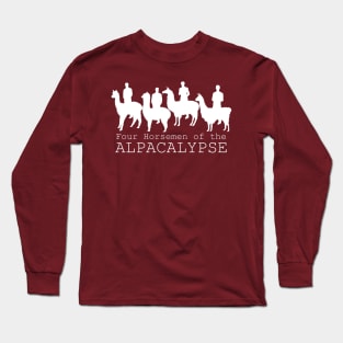 Four Horsemen of the Alpacalypse Long Sleeve T-Shirt